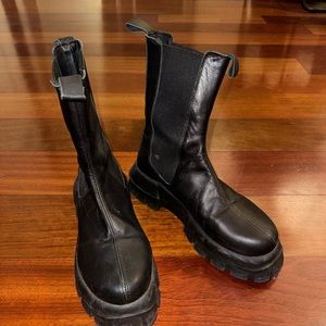 Mango lug sole boots